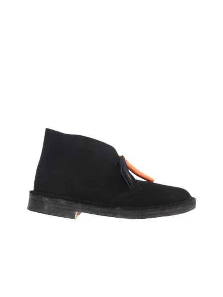 Clarks Originals półbuty zamszowe Desert Boot czarny