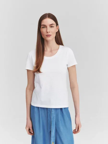 TATUUM Tricou Antini murdar alb