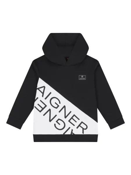 Bluza z kapturem dziecięca Aigner czarna