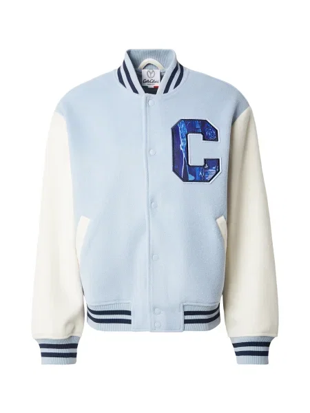 Carlo Colucci Geacă de primăvară-toamnă albastru / albastru pastel alb