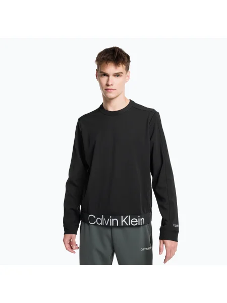 Мъжки пуловер Calvin Klein BAE black beauty суитшърт черно