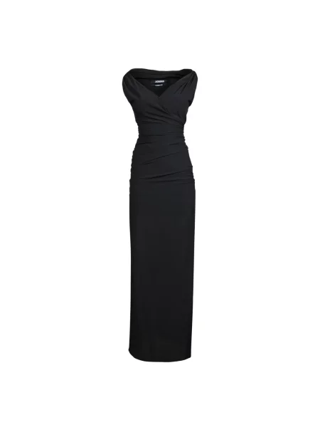 Jacquemus Sukienki Kobieta XS Elegancka Sukienka dla Kobiet czarny