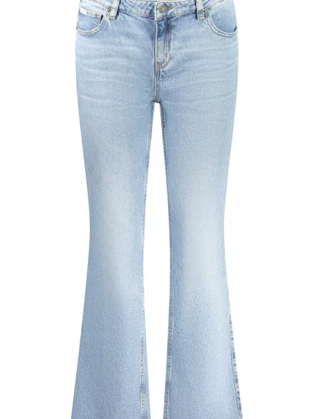 Jeansy rozkloszowane z 5 Guess Jeans niebieskie