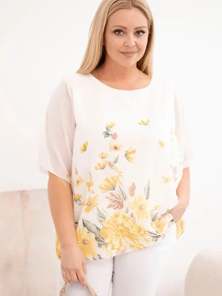 Bluză Kesi Włoski cu model floral
