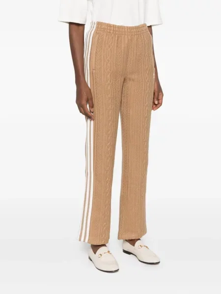 Pantaloni Adidas cu dungi maro