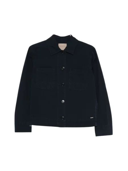 Kurtka jeansowa Woolrich niebieska