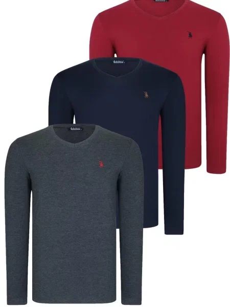 Jopa Dewberry z V-izrezom modra