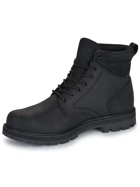 Šněrovací krajkové nepromokavé kotníkové boty Timberland černé