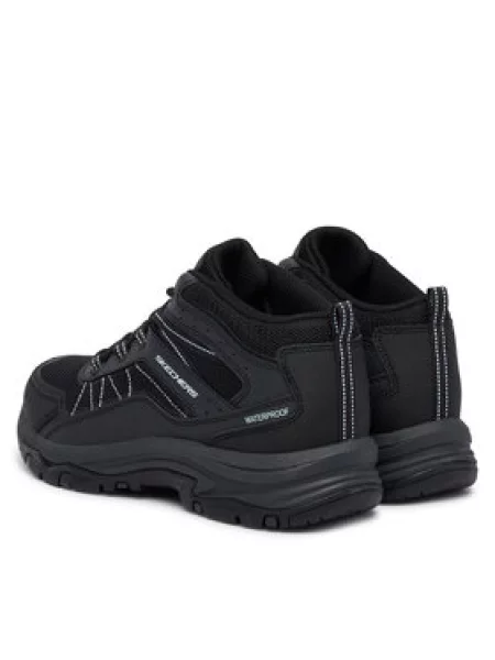 SKECHERS Gležnjače na vezanje TREGO' crna