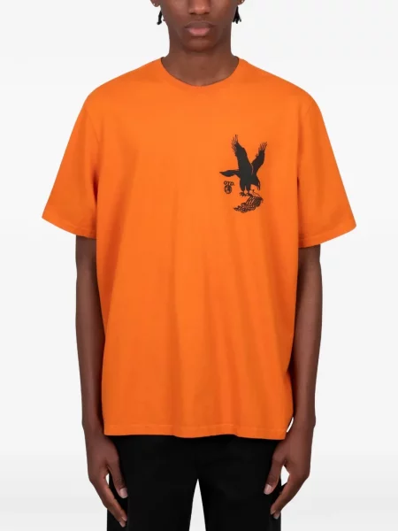 Tricou One Of These Days cu imagine portocaliu