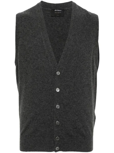 Vestă Dell'oglio din cașmir gri