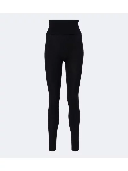 Leggings Wolford de lână negru