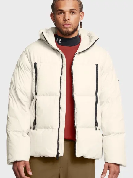 Пуховик Under Armour бежевий