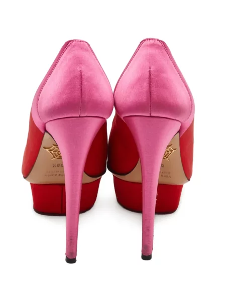 Platform talpú körömcipő Charlotte Olympia piros