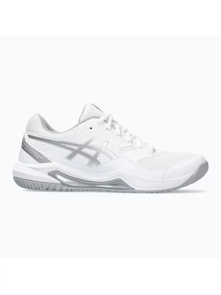 Buty do tenisa ASICS Gel-Dedicate 8 W white/pure silver białe