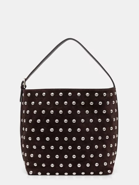 Geanta de piele Liviana Conti din piele maro