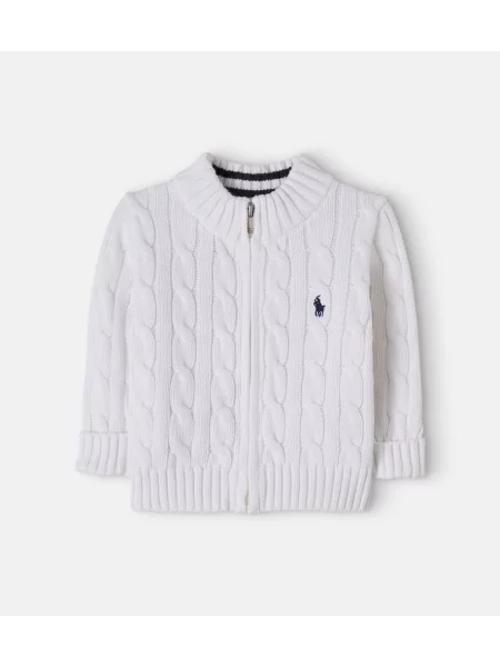 Gyerek kardigán Polo Ralph Lauren fehér