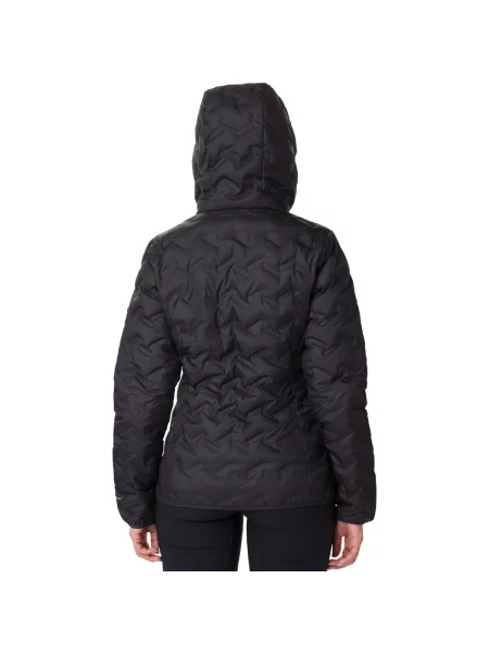 Dámska páperová bunda Columbia Delta Ridge II Down Hooded black čierna