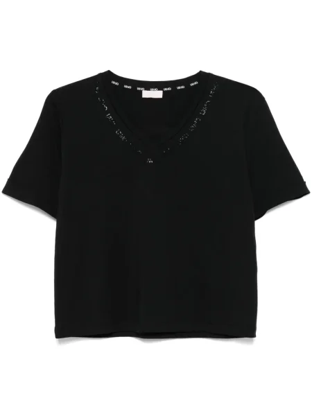 Tricou Liu Jo de cristal negru