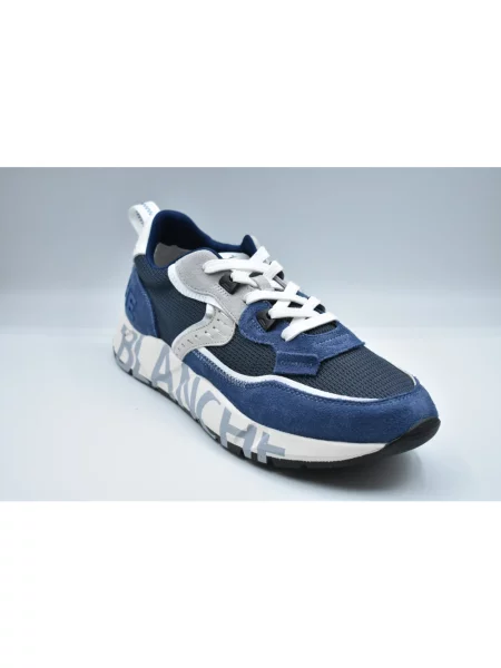 Sneakersy Voile Blanche zamszowe niebieskie
