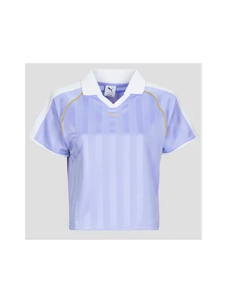 Jersey nogomet polo majica Puma s kratkimi rokavi vijolična