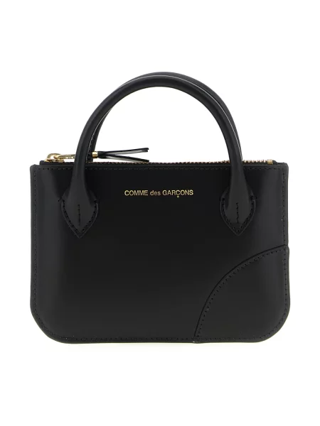 Portfel Comme Des Garcons skórzany czarny