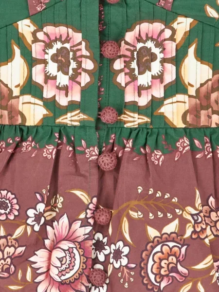 Bluză Farm Rio cu model floral cu imagine verde