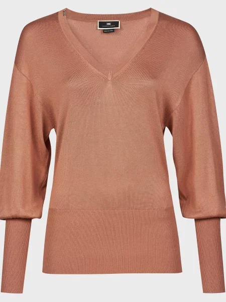 Свитер Elisabetta Franchi коричневый