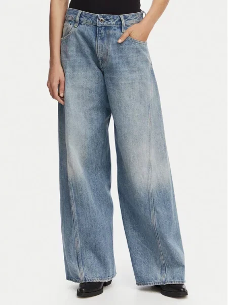 G-Star Raw Farmer Helyx 3D Cinch Wide Leg kék