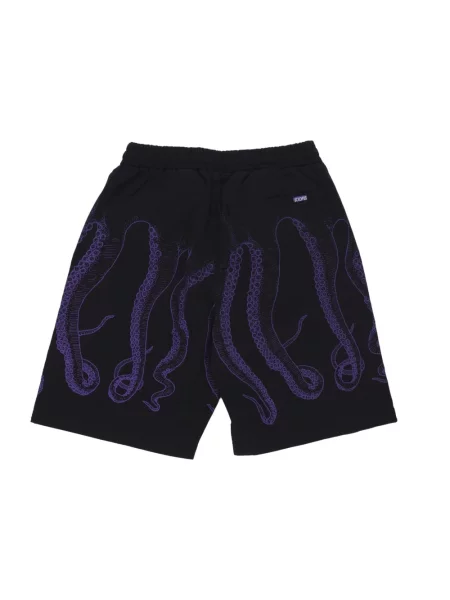 Lekkie szorty Octopus czarne