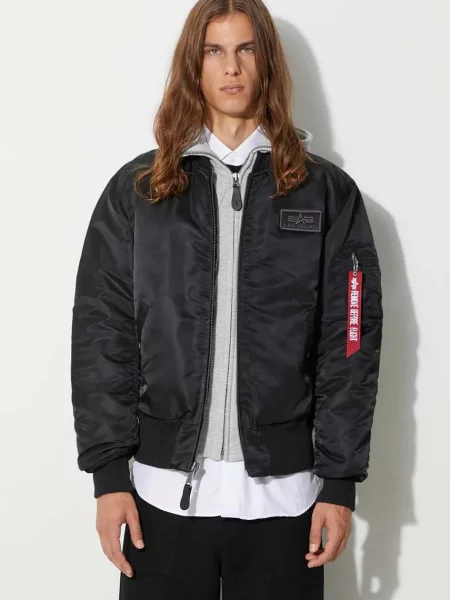 Μπουφάν bomber Alpha Industries D-Tec ανδρικό μαύρο