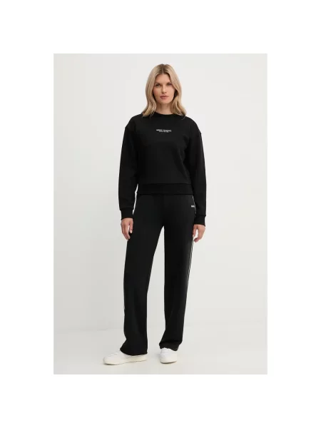 Armani Exchange bluza z nadrukiem czarny