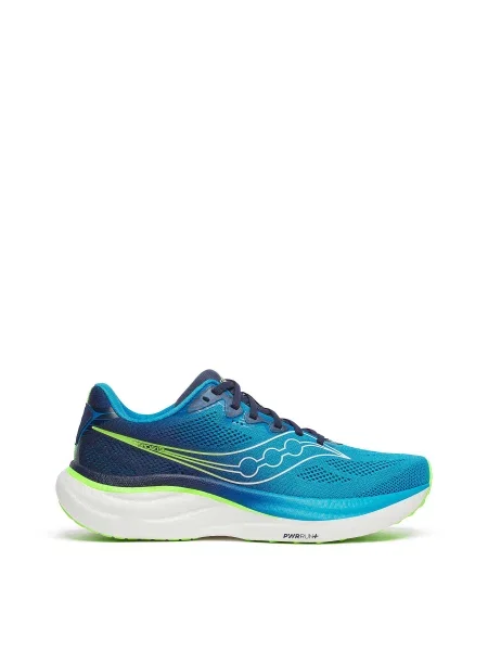 Синтетический кроссовки для бега Saucony для бега голубые