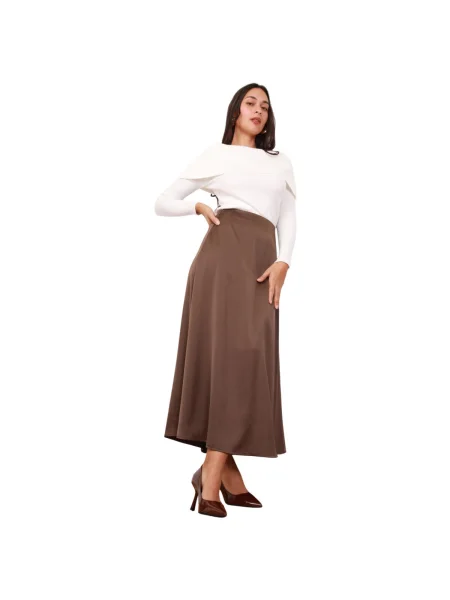 Fustă La Modeuse maro