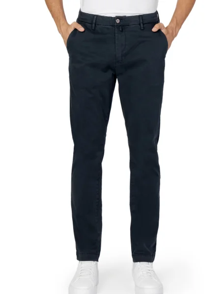 Pantaloni chino Borghese albastru