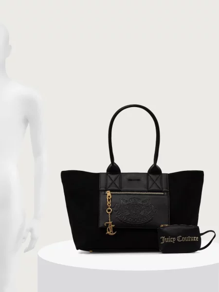 Замшевая сумка шоппер Juicy Couture