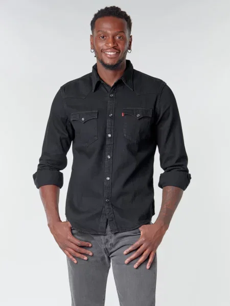 LEVI'S Košulja BARSTOW WESTERN STANDARD BLACKS' crna