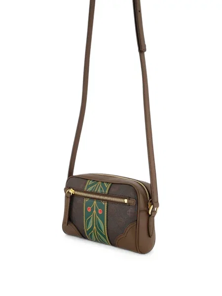 Crossbody torba Casablanca s printom smeđa