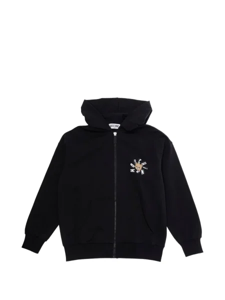 Bluza z kapturem dziecięca Moschino czarna