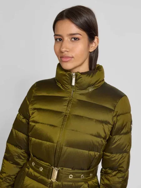 Kurtka pikowana z obszyciem ze sztucznego futra model ‘Trimmed’ Michael Michael Kors