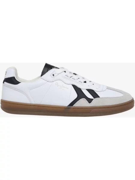 Buty Pepe Jeans Ball Class czarny beżowy 44 biały