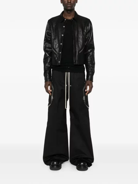 Geanta de piele Rick Owens negru