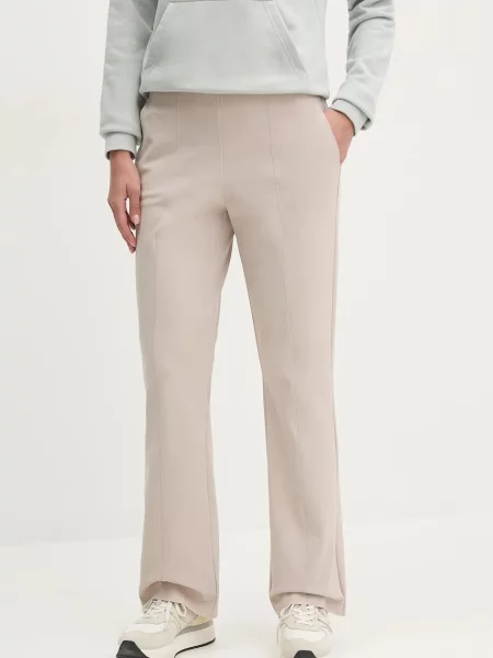 Sportalm spodnie proste high waist beżowy