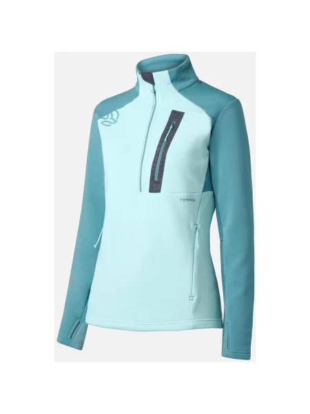 Bluza polarowa Ternua Punjak Half Zip pastelowy L niebieski
