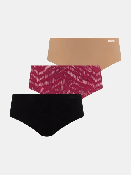 Бикини Dkny 3 чифта тъмносиньо винено червено