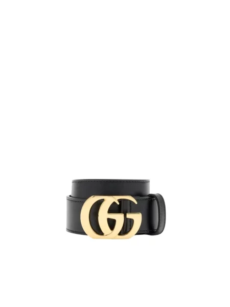 Pasek Gucci skórzany czarny
