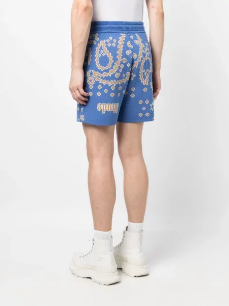 Πλεκτά σορτς Rhude μπλε