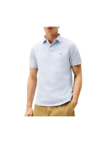 Tommy Hilfiger Polo Błękitny niebieska