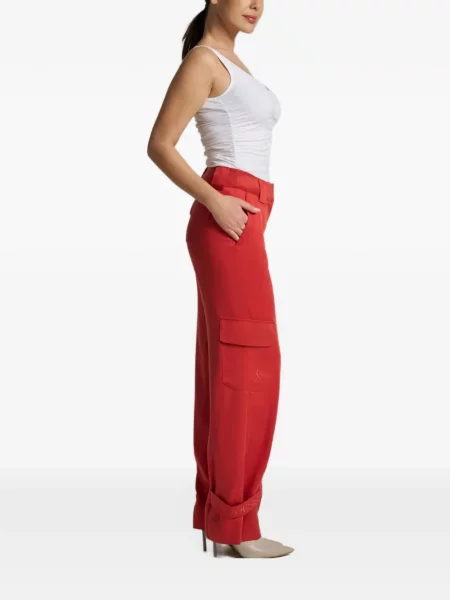 Pantaloni cargo Liz Skorsis roșu