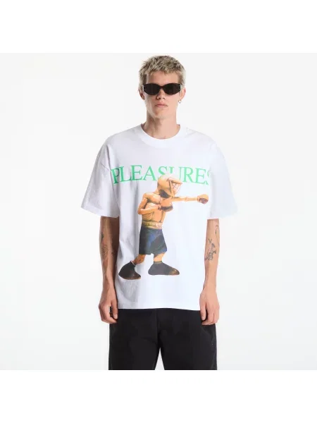 Tricou PLEASURES Animals T-Shirt White L alb